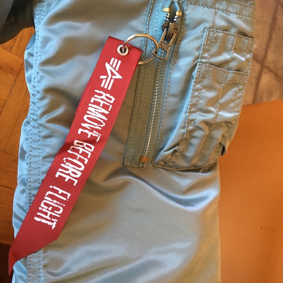 NWOT Alpha Industries MA-1 Natus Bomber Jacket with Removable Hood Size Large - Picture 7 of 16